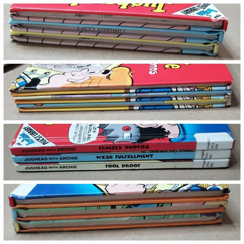 Archie Digest Library Jughead with Archie Lot Of 3, Spotlight Ex Library Binding